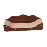 Maxbell Corrugated Paper Kitten Scratcher Nest Bed Grinding Claw Pet Sleeping Bed 60cmx24cmx20cm Red