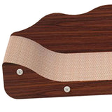 Maxbell Corrugated Paper Kitten Scratcher Nest Bed Grinding Claw Pet Sleeping Bed 60cmx24cmx20cm Red