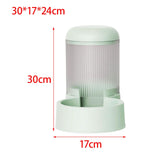 Maxbell 2.1L Capacity Automatic Pet Feeder Rabbit Gravity Feeder Food Dispenser Snack Feeder