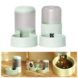 Maxbell 2.1L Capacity Automatic Pet Feeder Rabbit Gravity Feeder Food Dispenser Snack Feeder