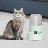 Maxbell 2.1L Capacity Automatic Pet Feeder Rabbit Gravity Feeder Food Dispenser Water Feeder