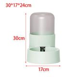Maxbell 2.1L Capacity Automatic Pet Feeder Rabbit Gravity Feeder Food Dispenser Water Feeder
