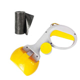 Maxbell Portable Pet Dog Stool Scooper Waste Clean Stool Picker Pick up for Walking Yellow