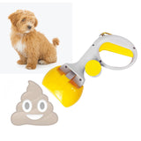 Maxbell Portable Pet Dog Stool Scooper Waste Clean Stool Picker Pick up for Walking Yellow