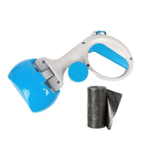 Maxbell Portable Pet Dog Stool Scooper Waste Clean Stool Picker Pick up for Walking Blue