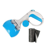 Maxbell Portable Pet Dog Stool Scooper Waste Clean Stool Picker Pick up for Walking Blue