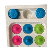 Maxbell Dog Puzzle Toy Treat Dispenser Pet Feeder for Cats Small Medium Large Pets Square White