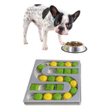 Maxbell Dog Puzzle Toy Treat Dispenser Pet Feeder for Cats Small Medium Large Pets S Gray