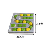 Maxbell Dog Puzzle Toy Treat Dispenser Pet Feeder for Cats Small Medium Large Pets S Gray
