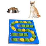 Maxbell Dog Puzzle Toy Treat Dispenser Pet Feeder for Cats Small Medium Large Pets S Blue