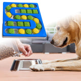 Maxbell Dog Puzzle Toy Treat Dispenser Pet Feeder for Cats Small Medium Large Pets S Blue