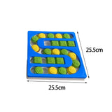 Maxbell Dog Puzzle Toy Treat Dispenser Pet Feeder for Cats Small Medium Large Pets S Blue
