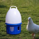 Maxbell Pigeon Waterer Drinker Feeder Automatic Bird Water Dispenser for Parrot Dove 6L D 19cm H 35CM