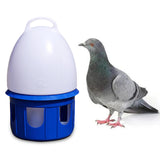 Maxbell Pigeon Waterer Drinker Feeder Automatic Bird Water Dispenser for Parrot Dove 6L D 19cm H 35CM