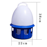 Maxbell Pigeon Waterer Drinker Feeder Automatic Bird Water Dispenser for Parrot Dove 8L D 22cm H 38CM