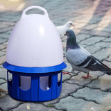 Maxbell Pigeon Waterer Drinker Feeder Automatic Bird Water Dispenser for Parrot Dove 8L D 22cm H 38CM