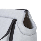 Maxbell Portable Pet Carrier Travel Bag Shoulder Bag Breathable Hiking Dog Car Seat Gray 45x22x20cm