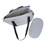 Maxbell Portable Pet Carrier Travel Bag Shoulder Bag Breathable Hiking Dog Car Seat Gray 45x22x20cm