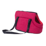 Maxbell Portable Pet Carrier Travel Bag Shoulder Bag Breathable Hiking Dog Car Seat Red 50x28x25cm