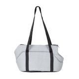 Maxbell Portable Pet Carrier Travel Bag Shoulder Bag Breathable Hiking Dog Car Seat Gray 50x28x25cm