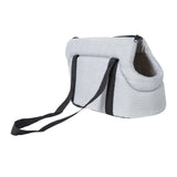 Maxbell Portable Pet Carrier Travel Bag Shoulder Bag Breathable Hiking Dog Car Seat Gray 50x28x25cm