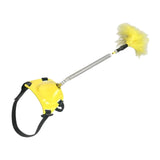 Maxbell Cat Feather Toys Interactive Cat Toys Tool for Training Indoor Practice Yellow