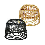 Maxbell Rattan Lamp Shade Lamp Decoration Modern Scandi Light Fixture for Hotel Brown