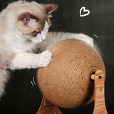 Maxbell Cat Scratcher Toy Interactive Pet Toy Claw Grinding Climbing Scratching Ball