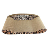 Maxbell Cat Scratcher Sofa Pad Scratching Board Corrugated Bed Grind Claws Leopard Print
