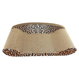 Maxbell Cat Scratcher Sofa Pad Scratching Board Corrugated Bed Grind Claws Leopard Print