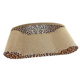 Maxbell Cat Scratcher Sofa Pad Scratching Board Corrugated Bed Grind Claws Leopard Print