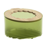 Maxbell Hamster Sand Bath Toilet Bath House Bathtub for Squirrels Mice Chinchilla green