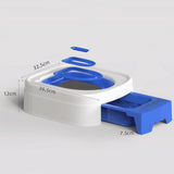 Maxbell Cat Litter Tray Cat Toilet Training Litter Pan Portable Cats Litter Box Blue