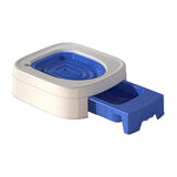 Maxbell Cat Litter Tray Cat Toilet Training Litter Pan Portable Cats Litter Box Blue