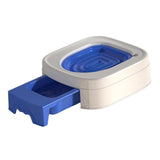 Maxbell Cat Litter Tray Cat Toilet Training Litter Pan Portable Cats Litter Box Blue