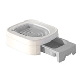 Maxbell Cat Litter Tray Cat Toilet Training Litter Pan Portable Cats Litter Box Grey