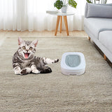 Maxbell Cat Toilet Training Device Trainer Litter Box Kitty Toilet Seat Bathroom Grey