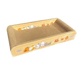 Maxbell Durable Cat Scratch Board Scratch Board Couch Bed for Kitty Training Kitten Yellow
