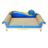 Maxbell Cat Scratch Pad Lounge Bed Cat Sofa Pet Bed for Kitty Rest Protect Furniture 70cmx28cmx31cm Blue