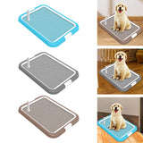 Maxbell Dog Toilet Training Potty Tray Small Animals Apartment Bunny Pet Litter Box Light Blue