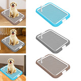 Maxbell Dog Toilet Training Potty Tray Small Animals Apartment Bunny Pet Litter Box Light Blue
