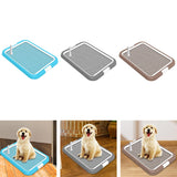 Maxbell Dog Toilet Training Potty Tray Small Animals Apartment Bunny Pet Litter Box Light Blue