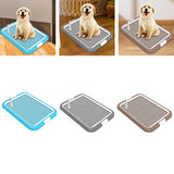 Maxbell Dog Toilet Training Potty Tray Small Animals Apartment Bunny Pet Litter Box Light Blue