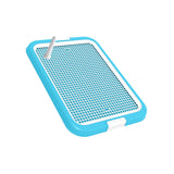 Maxbell Dog Toilet Training Potty Tray Small Animals Apartment Bunny Pet Litter Box Light Blue
