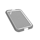 Maxbell Dog Toilet Training Potty Tray Small Animals Apartment Bunny Pet Litter Box Gray