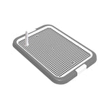 Maxbell Dog Toilet Training Potty Tray Small Animals Apartment Bunny Pet Litter Box Gray