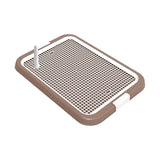 Maxbell Dog Toilet Training Potty Tray Small Animals Apartment Bunny Pet Litter Box Coffee