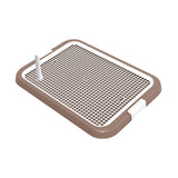 Maxbell Dog Toilet Training Potty Tray Small Animals Apartment Bunny Pet Litter Box Coffee