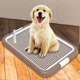 Maxbell Dog Toilet Training Potty Tray Small Animals Apartment Bunny Pet Litter Box Coffee