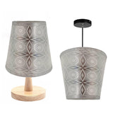 Maxbell Table Lamp Shade Wall Sconce Shade Desk Light Lampshade for Hotel Decor Argent